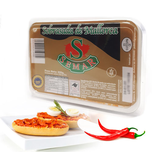 Sobrasada de Mallorca SEMAR Hot, Spicy 200 g
