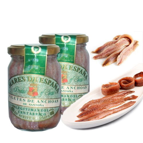 Anchovy fillets in Olive Oil MARES DE ESPAÑA 230 G
