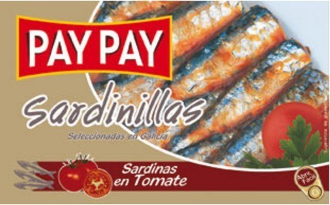 Sardinillas en Tomate PAY PAY