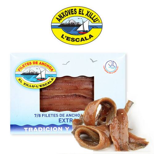 Filets d'anchois taille Extra à l'huile EL XILLU