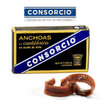 ANCHOAS ACEITE OLIVA FILETES CANTABRICO CONSORCIO  45 GR