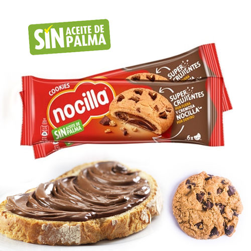 COOKIES FILLED WITH NOCILLA 120 G.