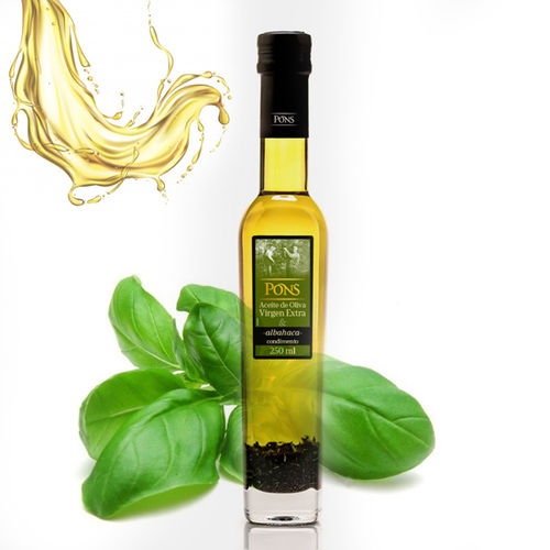 Huile d'Olive Extra Vierge PONS au Basilic 0,250 L