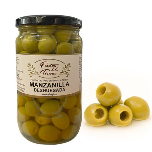 Olives dénoyautées "Manzanilla" FRUTOS DE LA TIERRA