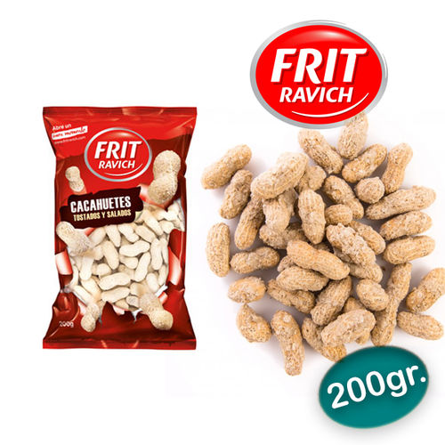 Gesalzene Erdnüsse FRIT RAVICH 200 Gr.