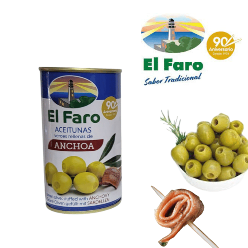 Olives EL FARO Stuffed with Anchovies