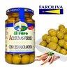 Grüne Oliven EL FARO  Sardellen Geschmack 370 ml