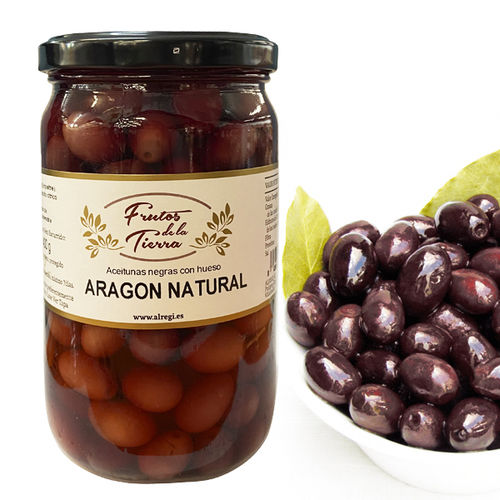 Natural Aragon olives FRUTOS DE LA TIERRA 710GR