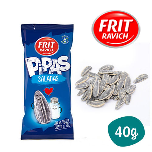 Pipas - Salted Sunflower Seeds FRIT RAVICH 40 Gr.