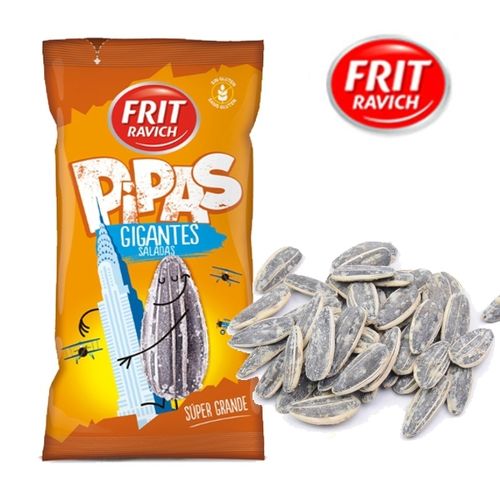 Pipas Gigantes - Salted Giant Sunflower Seeds FRIT RAVICH 100 g
