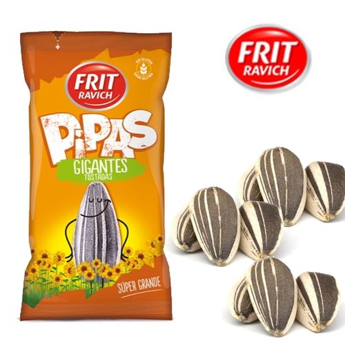 Pipas Gigantes - Roasted Giant Sunflower Seeds FRIT RAVICH 100 g