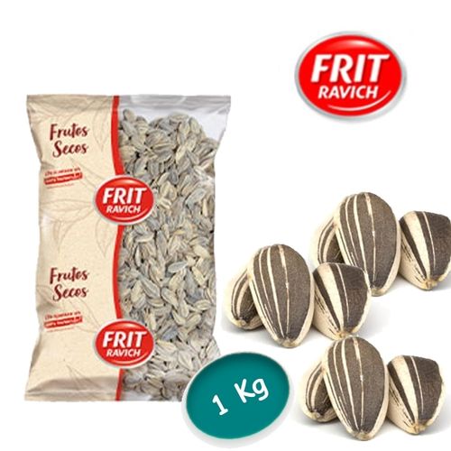 Pipas - Toasted Giant Sunflower Seeds FRIT RAVICH 1 Kg