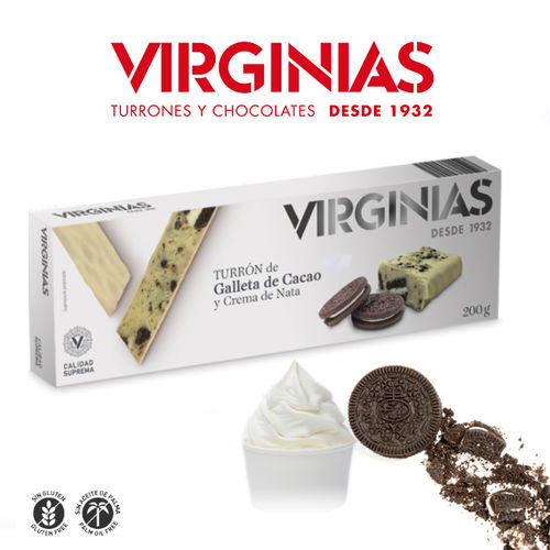 Biscuit cacao nougat et crème VIRGINIAS 200 Gr.