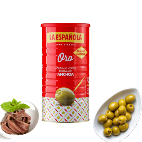 Olives Farcies aux Anchois LA ESPAÑOLA 1,5KG