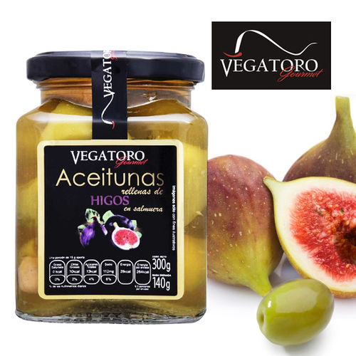 Green olives VEGATORO stuffed with Figs