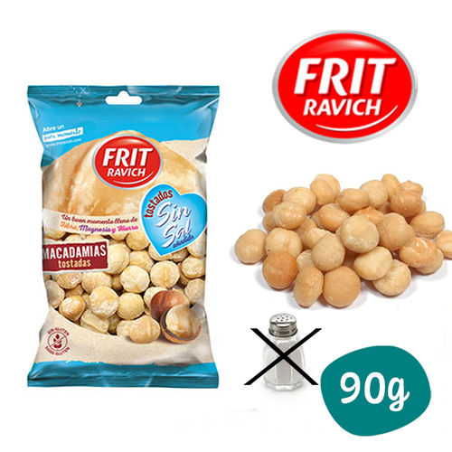 Unsalted Roasted Macadamia Nuts FRIT RAVICH  90g.
