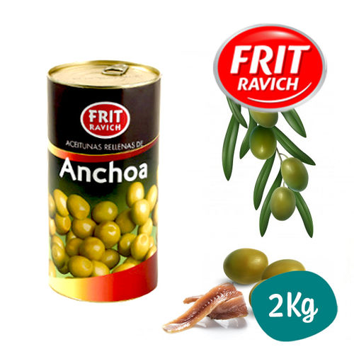 Olives Farcies aux Anchois FRIT RAVICH 2KG