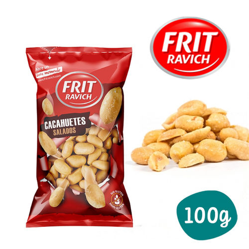 Skinless salted peanuts FRIT RAVICH 100G