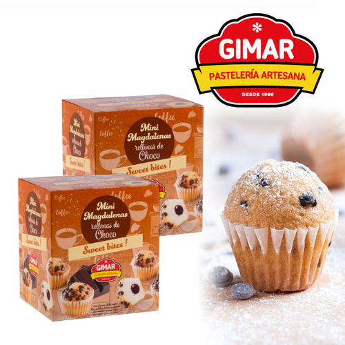 Mini chocolate filled muffins GIMAR 1,5 KG