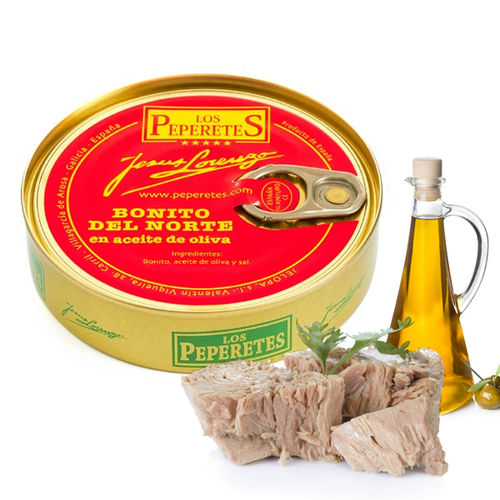 White Tuna in Olive Oil LOS PEPERETES 120 GR