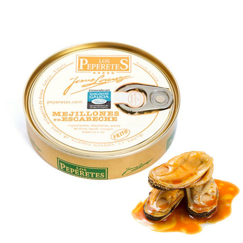 Mussels in Pickled Sauce 10/12 LOS PEPERETES 120 GR