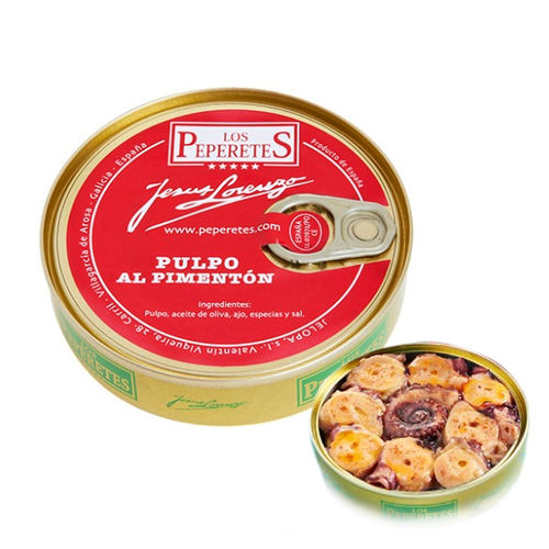 Octopus with paprika LOS PEPERETES 120 GR
