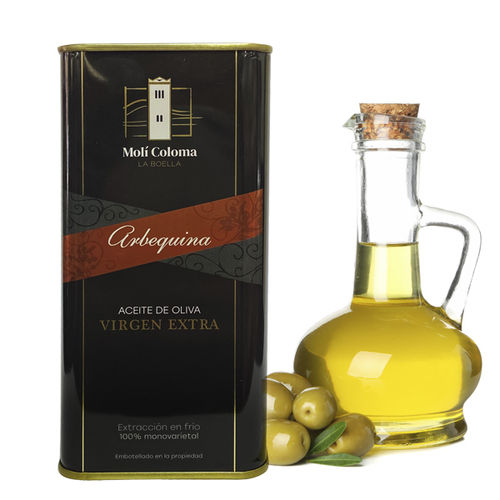 Aceite de oliva virgen extra MOLI COLOMA ARBEQUINA LATA  0,5L
