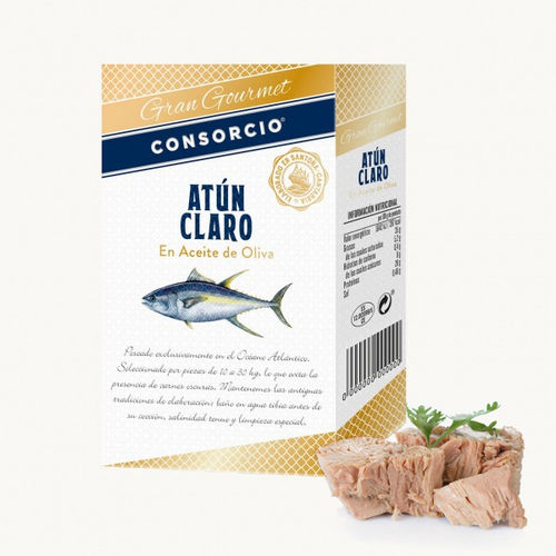 Light tuna in olive oil GRAN GOURMET CONSORCIO 110GR