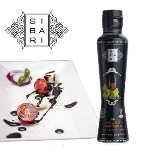 Balsamic vinegar cream with Pedro Ximenez SIBARIS 225 g