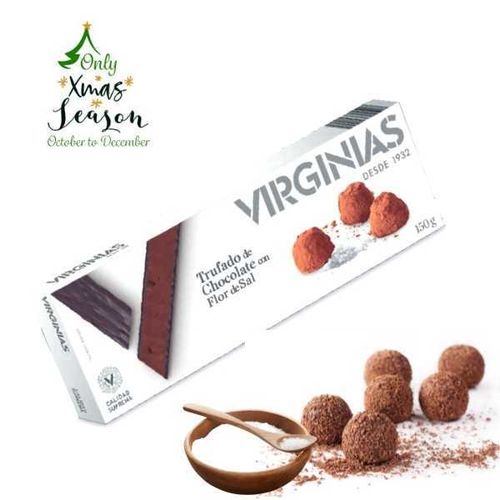 Getrüffelter Schokoladen- und Salzblumennougat VIRGINIAS 200 Gr.