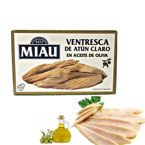 Yellowfin tuna belly in olive oil MIAU R-125