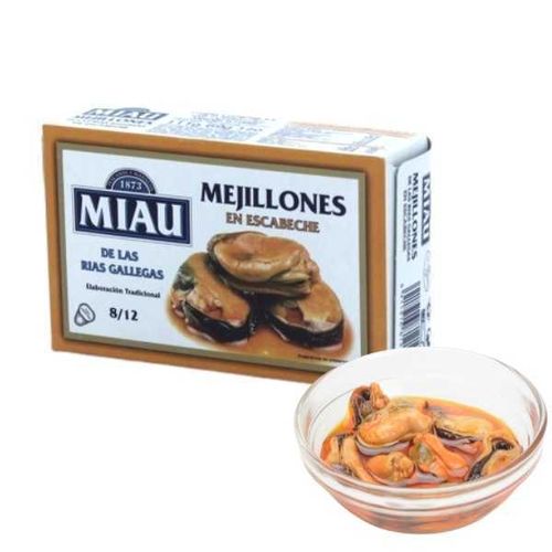 Mussels in Pickled Sauce 8/12 MIAU OL120