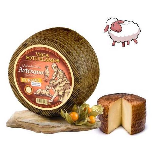 Artisan sheep cheese VEGA SOTUELAMOS Curado 3 Kg